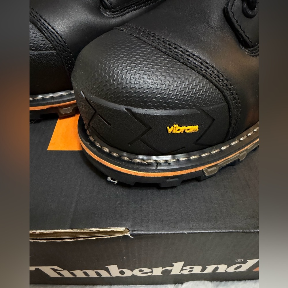 NEW! $200 Timberland Pro Men's Boondock 8" Composite Toe Waterproof Work Boot 8 - Picture 3 of 15